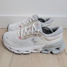 On Cloudrunner 2 Womens Size 8.5 White Gray Walking Running Shoes Sneakers