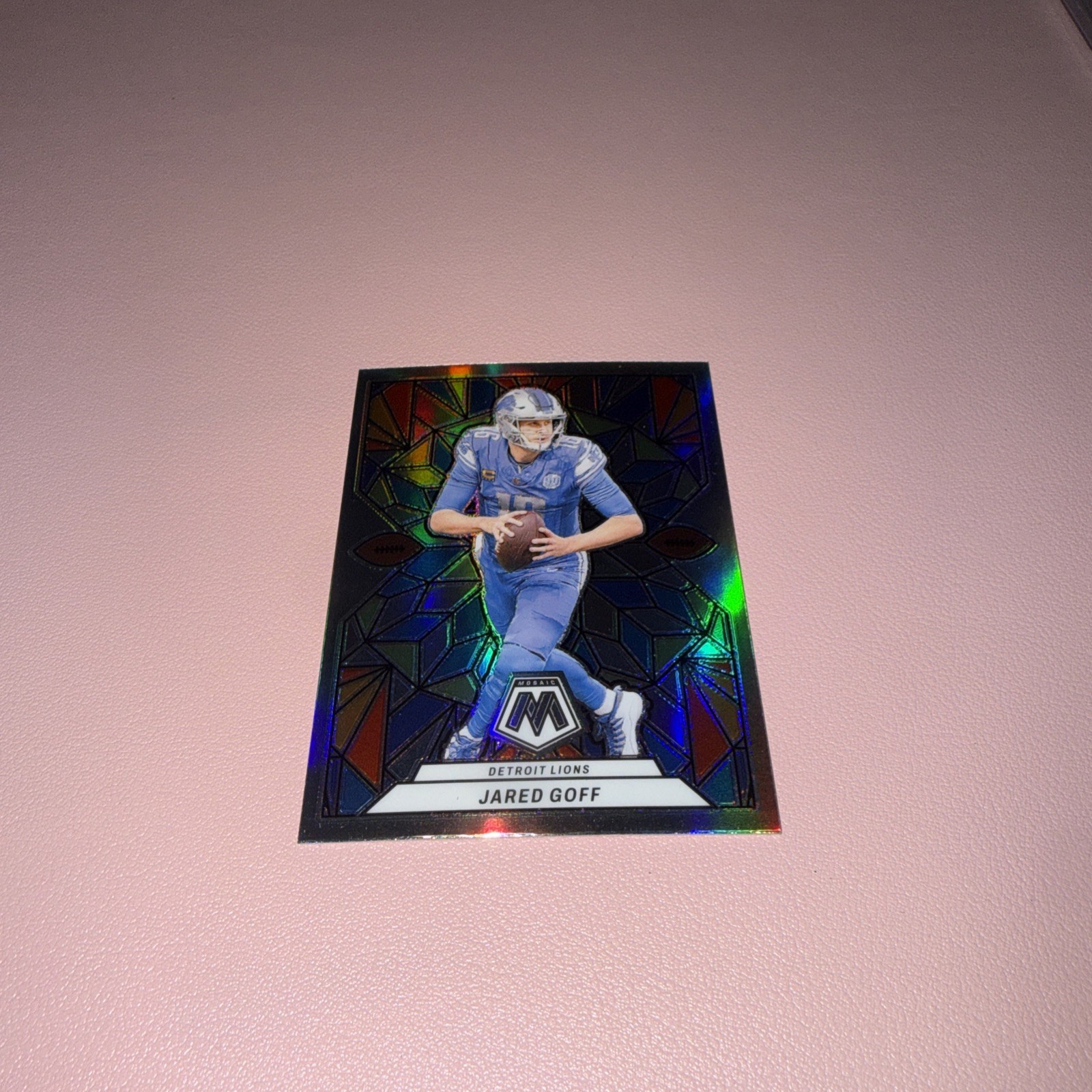 2024 Panini Mosaic - Stained Glass Jared Goff #SG-6