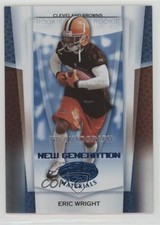 2007 Leaf Certified Materials Mirror Blue Signatures 30/50 Eric Wright Auto fm0