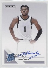 2022 Panini National Convention Rated Rookie Jaden Hardy (White Jersey) Auto x0y