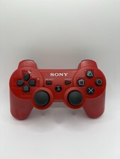 Sony Playstation 3 PS3 DualShock 3 Controller Red Genuine OEM