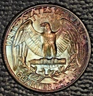 1948 Washington Quarter, Very Choice BU, Pretty Toning