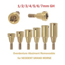 Overdenture LOCATOR Abutment Removable Anchor for NEODENT GRAND MORSE GM 1-6mmGH