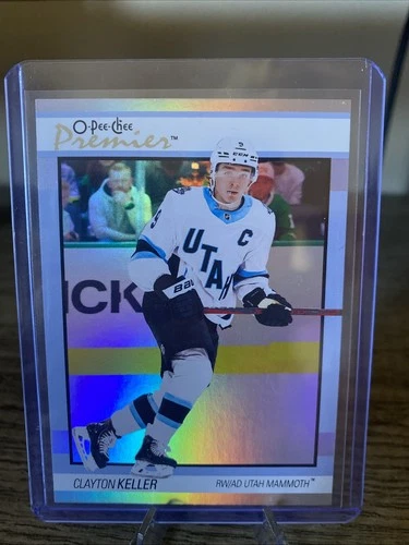 2025-26 O-Pee-Chee OPC Premier Clayton Keller Card #P20 Utah Mammoth