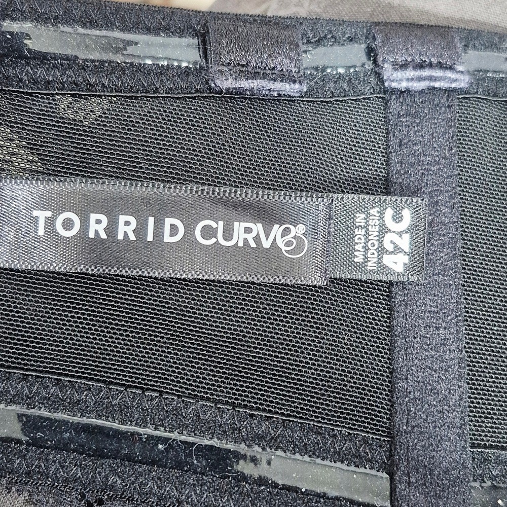 42C Torrid Lightly Lined Strapless Underwire Bra … - image 7