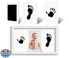 Inkless Baby Hand and Footprint Kit - No Mess Ink Pad for Handprint Girl - Cl