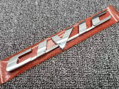 GENUINE HONDA CIVIC REAR CHROME EMBLEM BADGE 8TH GEN CIVIC FA FD