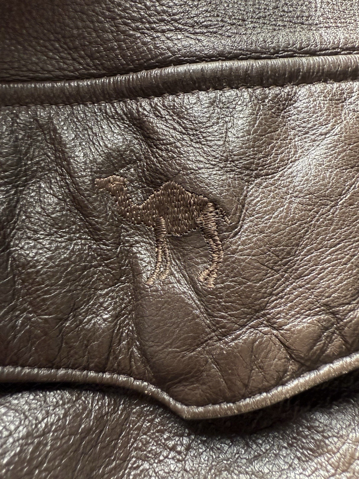 Camel Cigarette leather jacket - image 4