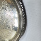 Wm. Rogers Silverplate Round Serving Tray Ornate Pattern  171  — photo 3