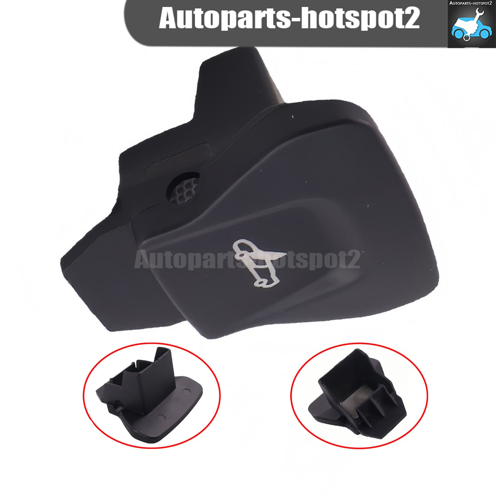 Black Right Side Door Control Switch Button fits McLaren 570S 600LT 13M0434CP