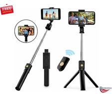 Selfie Stick Tripod Remote Desktop Stand Cell Phone Holder For iPhone Samsung US