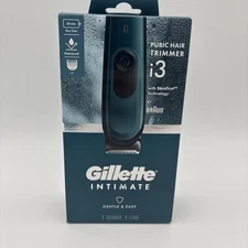 Gillette Braun Intimate i3 Pubic Hair Cordless Trimmer W/ Sensitive Comb NEW