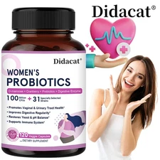 Women's Probiotic Capsules - 120 Capsules - Healthy Intestinal Absorption