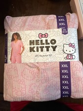 womans xxl hello kitty pajama set