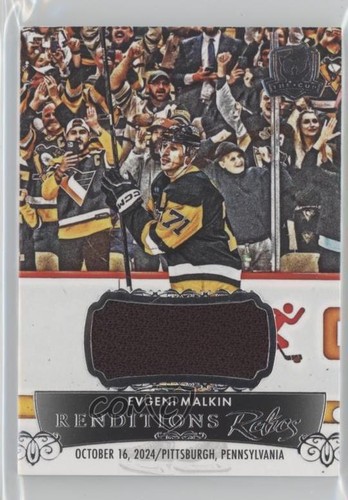 Evgeni Malkin #RR-EM 2024 Upper Deck The Cup Rendition Relic card