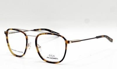 NEW OGA MOREL 10131O TD06 TORTOISE AUTHENTIC EYEGLASSES 52-20