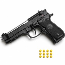Pull Back Action Toy Gun with 300 Plastic BB Bullets Kids Pretend Play