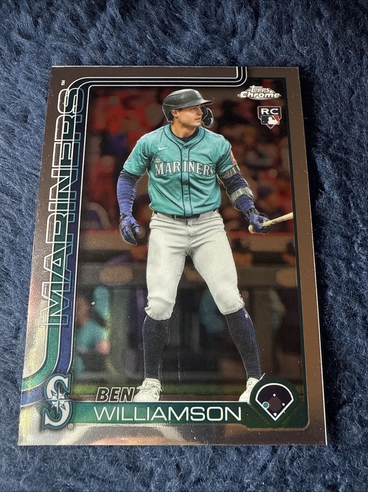 2025 Topps Chrome Update #USC168 - Ben Williamson - Rookie Logo - Mariners