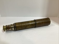 19th Century Nautical Style 4 Draw Telescope By James w Queen & Co. Needs repair