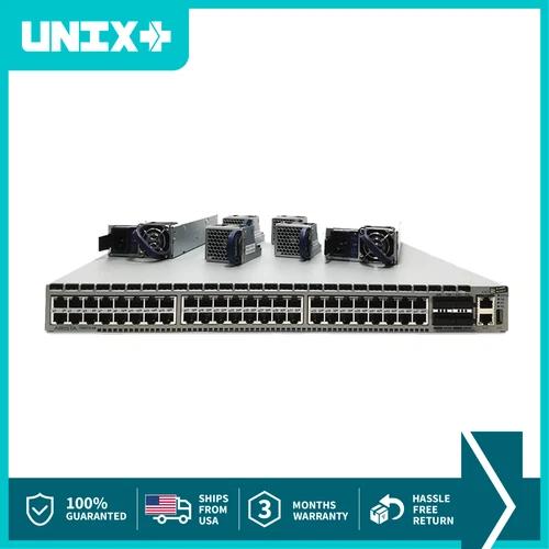 Arista 48 Port 10G RJ45 4 Port 40G QSFP+ 300W Low Power Network Switch 2x PSU