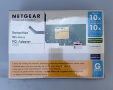 NETGEAR WPN311 RangeMax Wireless PCI Adapter Card PC Wifi 2.4 802.11 SEALED NEW