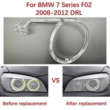 Left Car Headlights DRL For BMW 7 Series F02 2008-2012 Light Guide Strip Ballast