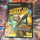 Destroy All Humans! Sony PlayStation 2 PS2 2005 Manual CIB