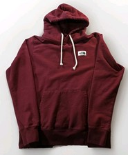 The North Face Men's Medium Heritage Patch Pullover Hoodie Maroon Burgundy 09/22