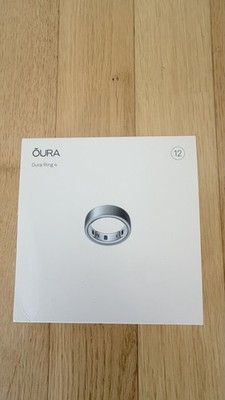 Oura Ring 4 Brushed Silver Größe 12 OVP