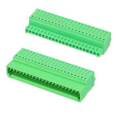 2.5mm 0.1'' Spring PCB Terminal Block Connector 22 Pin for 28-20AWG Cable