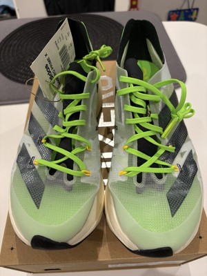 Adidas Adizero Prime X Laufschuhe Grün Carbon Plated Racing Sport Turnschuhe