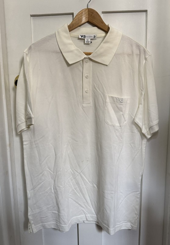 adidas / Y-3 (by Yohji Yamamoto) - NWOT Solid Color Logo Polo Shirt 2XL