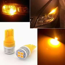 2pcs Amber Yellow T10 168 194 2825 W5w Led Parking City Light Bulb Position Lamp 2pcs Amber Yellow T10 168 194 2825 W5w Led Parking City Light Bulb Position Lamp