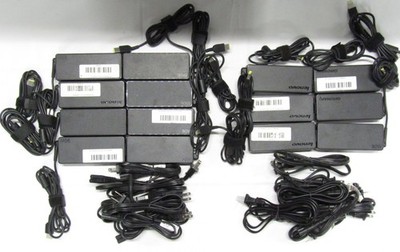 Lot of 14 Genuine OEM Lenovo Mixed Models 90W 20V 4.5A Square Tip Laptop Charger