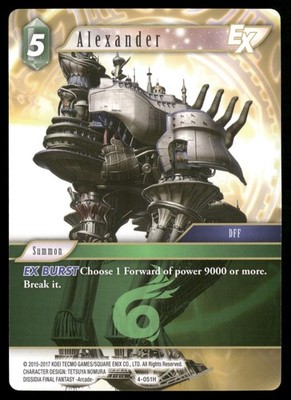 Alexander EX () 4-051H Opus IV NM Final Fantasy TCG