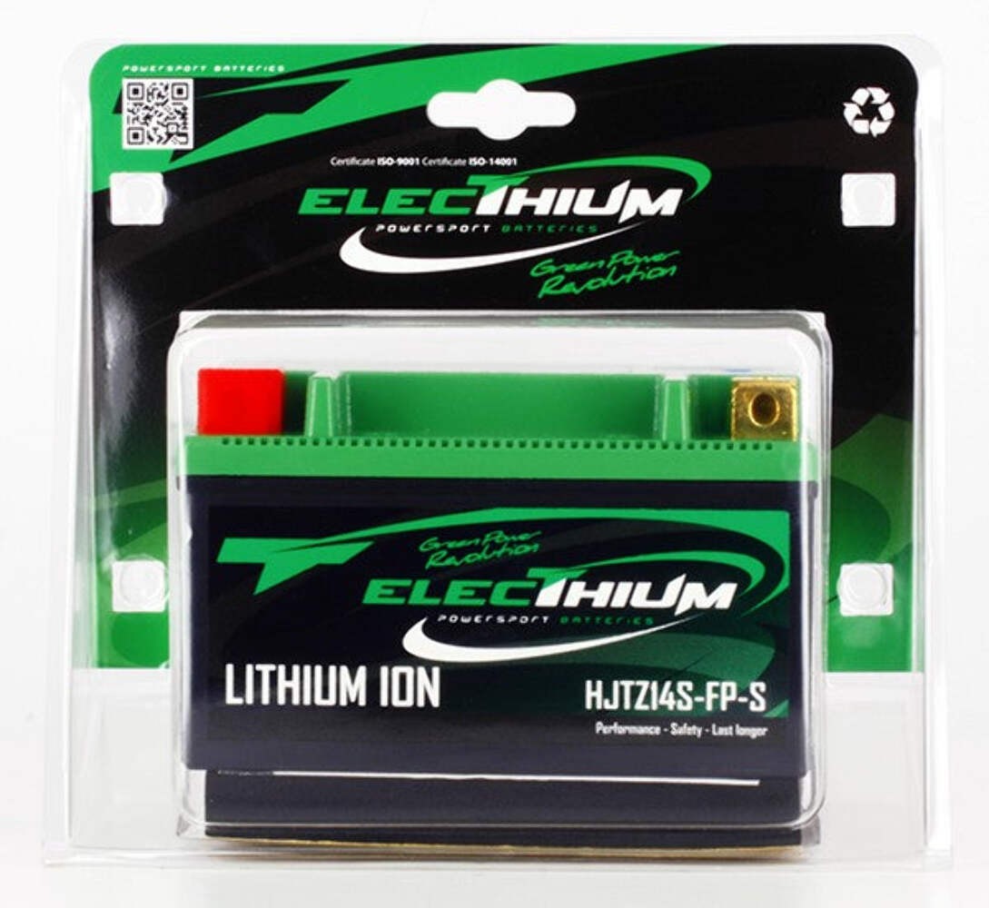 Batterie lithium HJTZ14S-FP-S ElecThium YTZ14S YTZ12S moto 12V