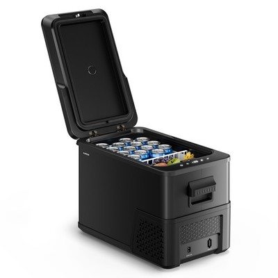 Kühlbox mit Kompressor 27L 36 Dosen Schwarz -20 bis +20 °C Reisekühlbox tragbar