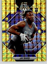 Jay Ward 2023 Panini Mosaic Reactive Yellow Mosaic 332 Minnesota Vikings Rookie