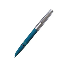 Blue 138mm Wing Sung 601 Steel Cap Vacumatic Fountain Pen F Nib 0.5mm Ink Pen J