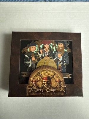 JUMBO LE Disney Pin Pirates Caribbean Elizabeth Swann Jack Sparrow Barbossa LE