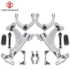 12PC Lower Upper Control Arm Ball Joint Tierods & Links for 2016-2020 Volvo XC90