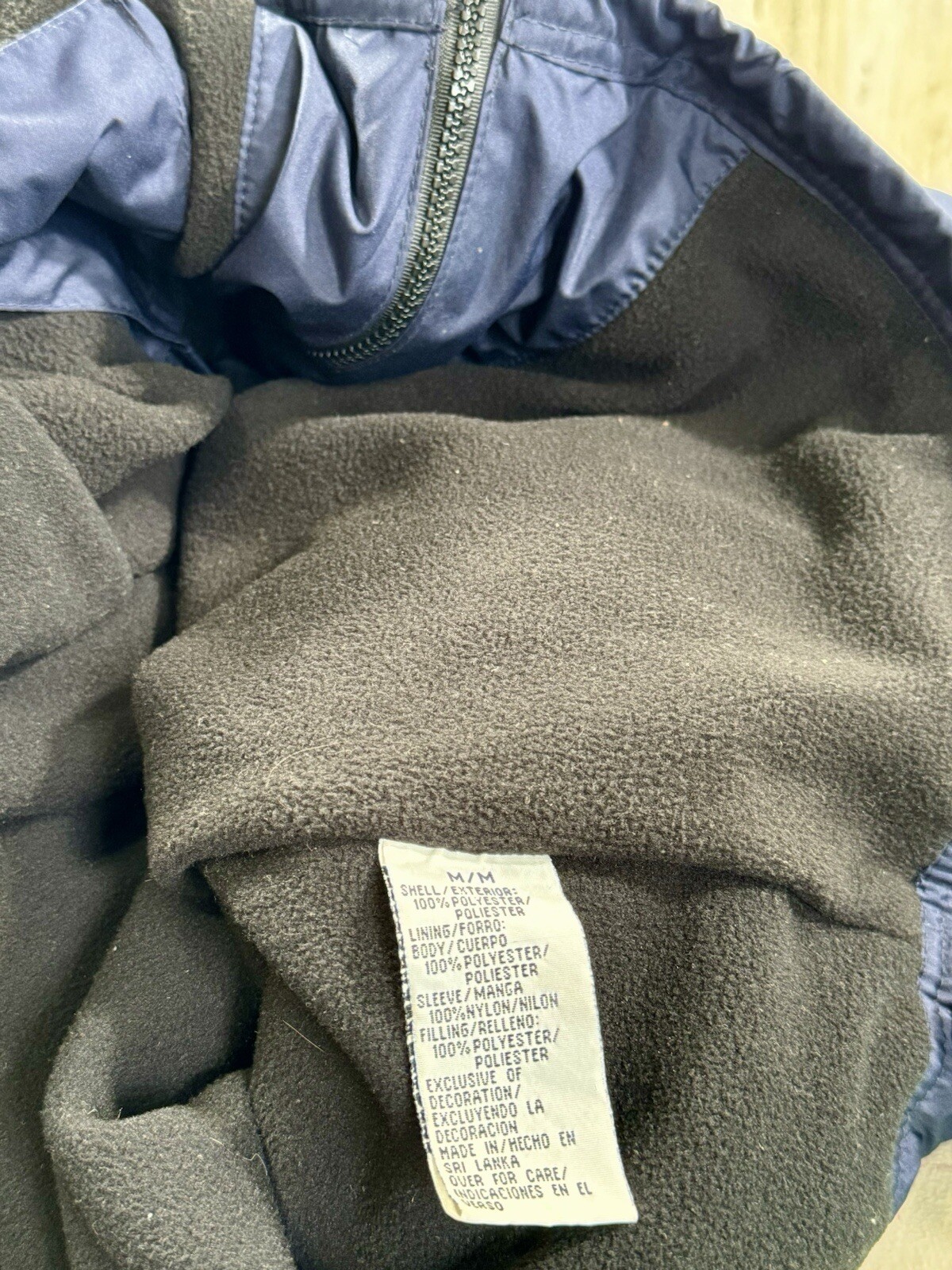 Basic Editions Men’s Collared Work Jacket Navy Bl… - image 8