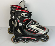 Men's Bladerunner Inline Skates Black/Red/Gray Size 10 Abec 5 78A