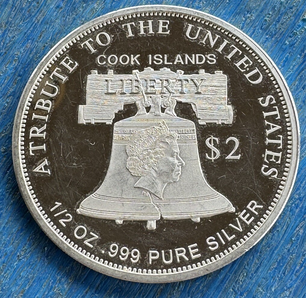 COOK ISLANDS 2ドル銀貨 2 Dollars - Elizabeth II (Alexander von Humboldt) - Cook