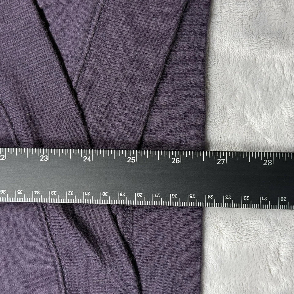 Moletom Athleta Macio Feminino Tamanho LT Roxo Serenity Criss Cross Top - Imagem 4 de 4