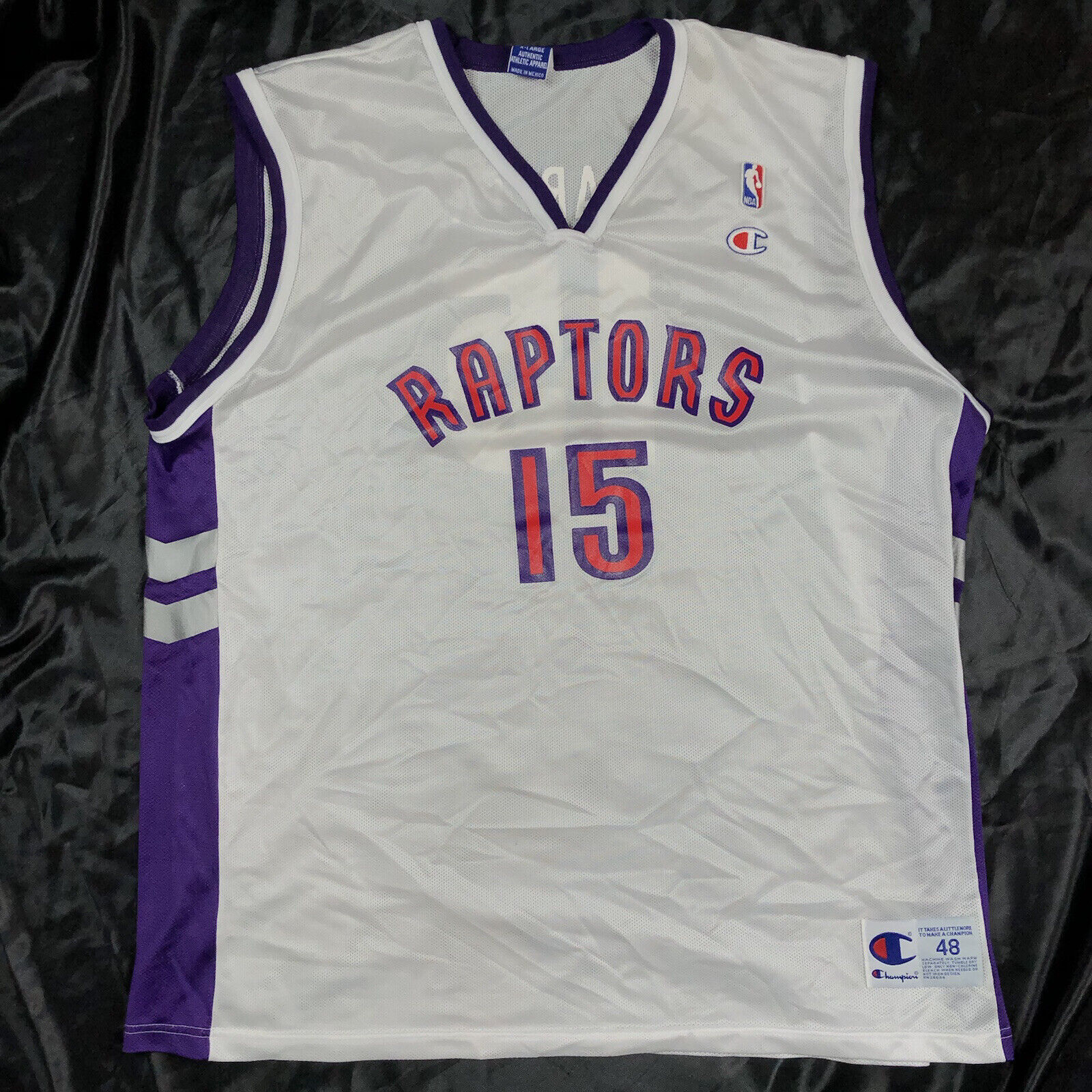 Vince Carter Throwback Raptors Size XL Jersey