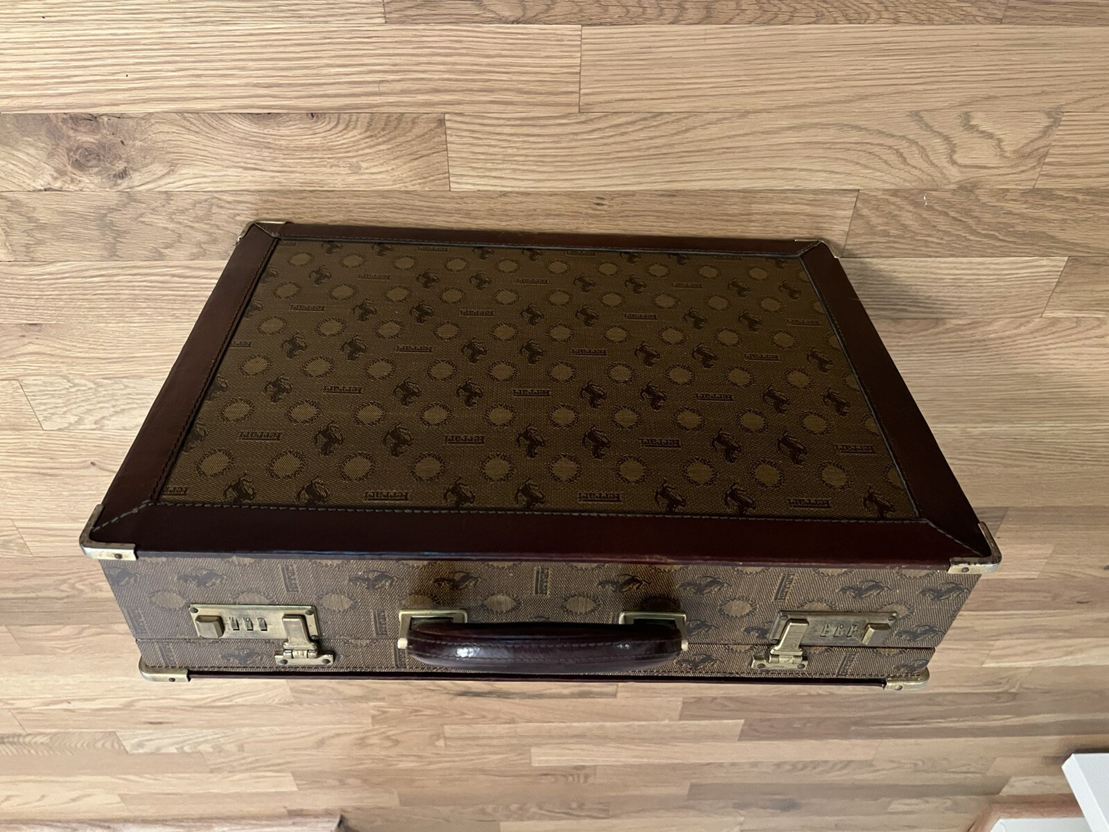 Ferrari Leather Briefcase VINTAGE COLLECTIBLE1970s OEM