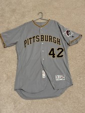 TYLER GLASNOW 2017 Game Used/Worn Pirates ROOKIE Jackie Robinson Day Jersey
