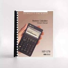Manual for Hewlett Packard HP-17B Calculator