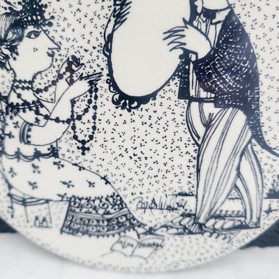 Bjorn Wiinblad Saison Start September Plate Nymolle, Denmark 3013